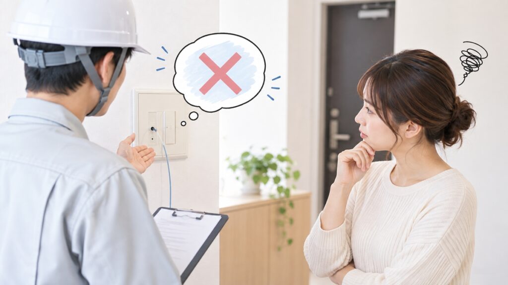 工事条件が合わなければ、今使える通信を確保する