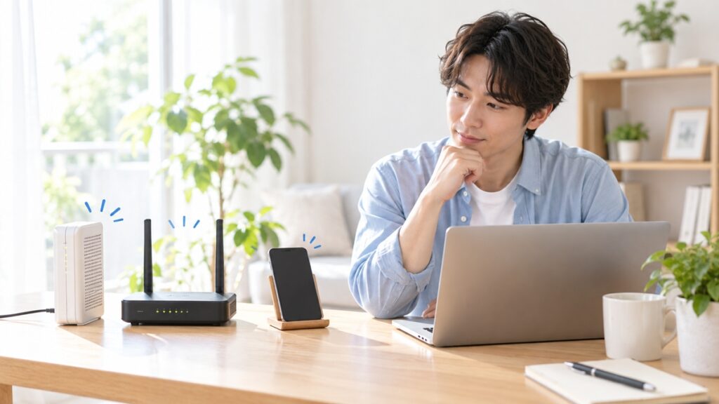 光回線を引けない場合は、理由に合う次の手段を選ぶ